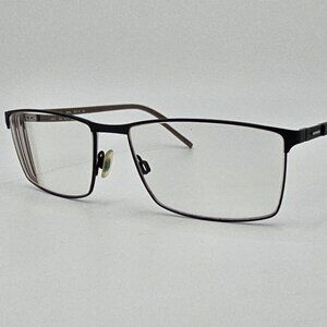 Morel Lightec 8244L NN020 Black on Brown Eyeglasses Frame w/ Flexhinge France